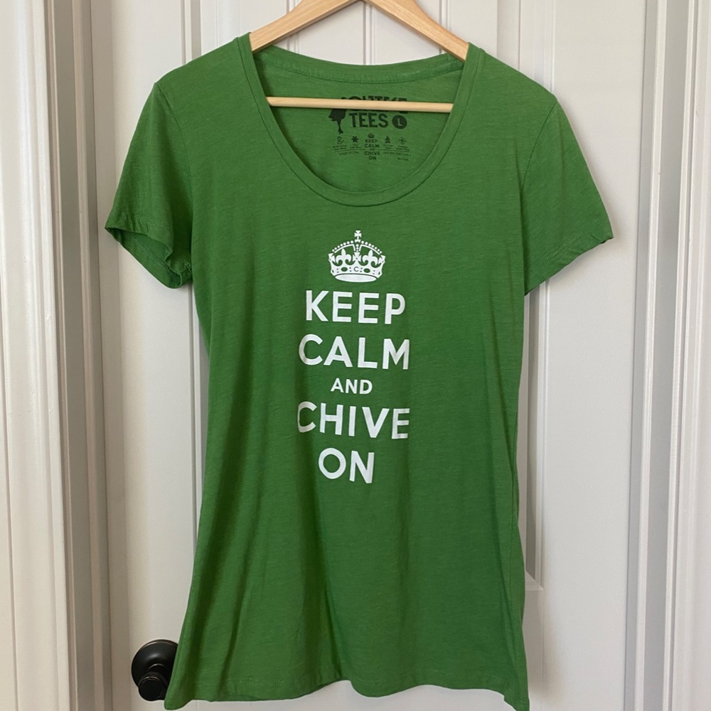 Keep Calm and Chive on T-shirt